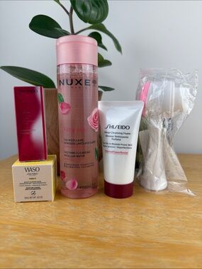 Shiseido & Nuxe Luxury Facial Detox & Glow Routine Set